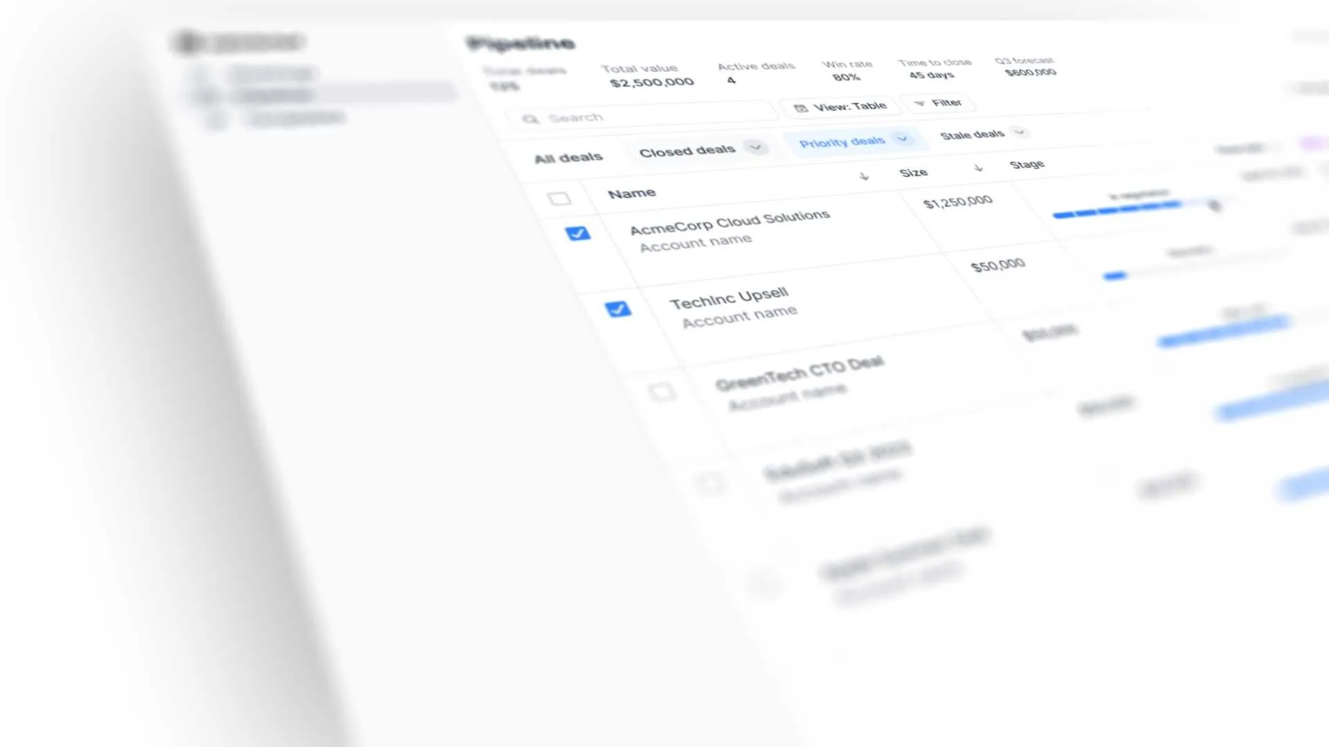 Epicbrief Interface