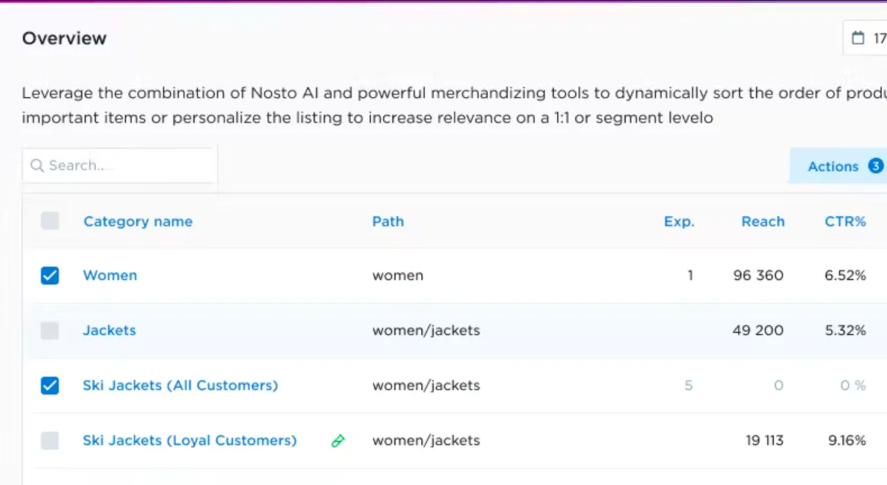 Dynamic Bundles Interface