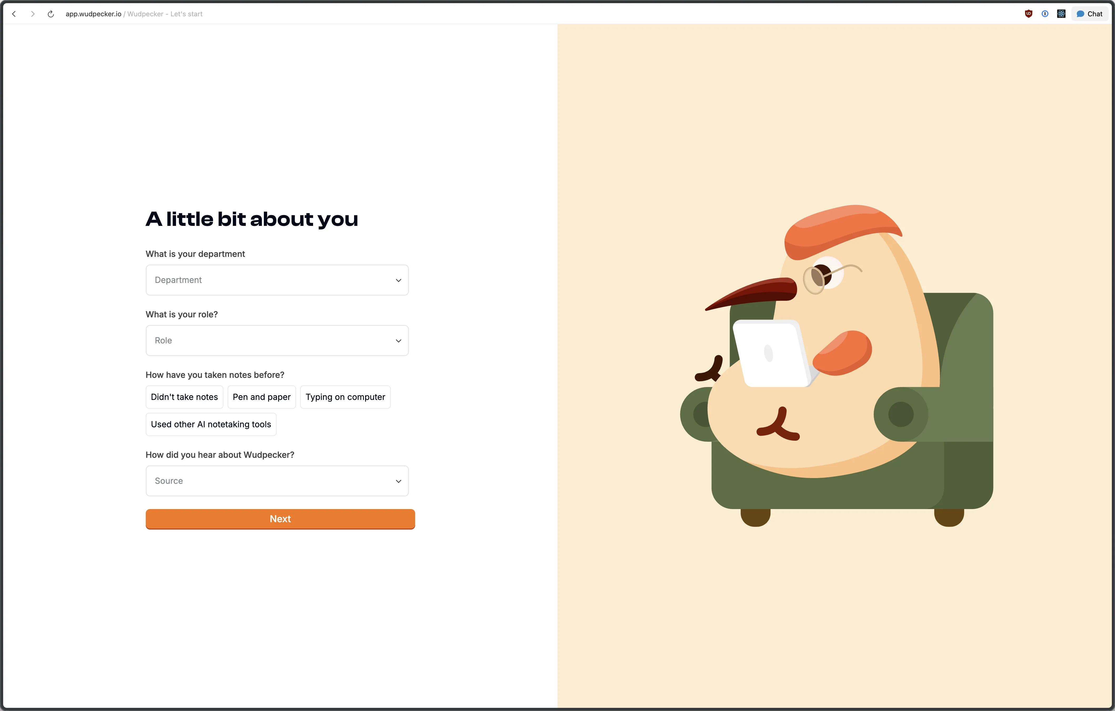 Wudpecker Interface